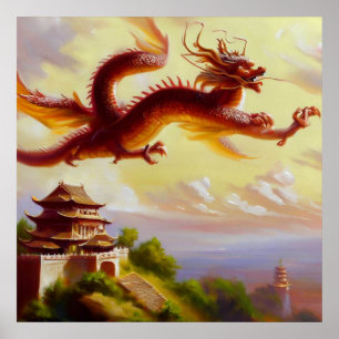 Affiche Dragon chinois (5)