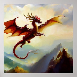 Affiche Dragon chinois (7)