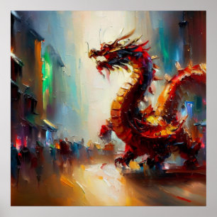 Affiche Dragon chinois (8)