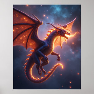 Affiche Dragon de Braise Céleste