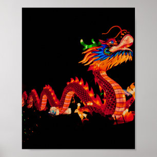 Affiche Dragon de défilé chinois