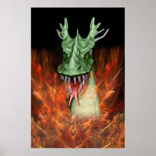 Affiche Dragon de feu