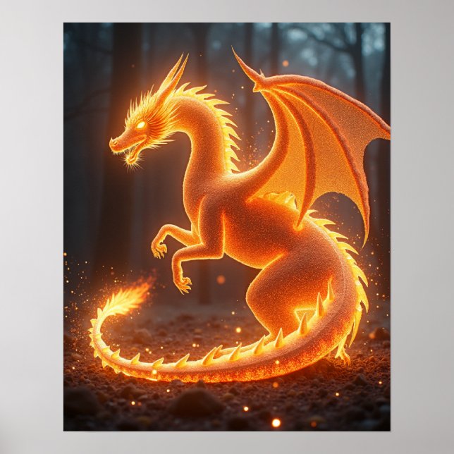 Affiche Dragon de feu d'Emberheart (Devant)
