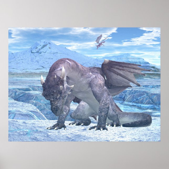 Affiche Dragon de glace (Devant)