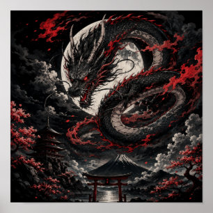 Affiche Dragon de la Lune de Sang