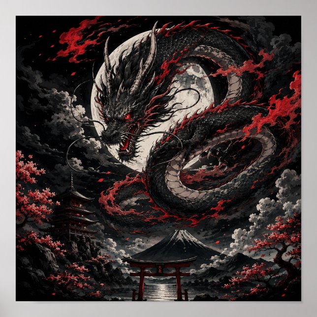 Affiche Dragon de la Lune de Sang (Devant)