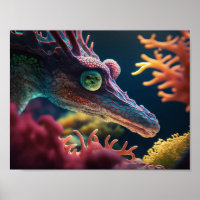 Dragon de mer verdoyant