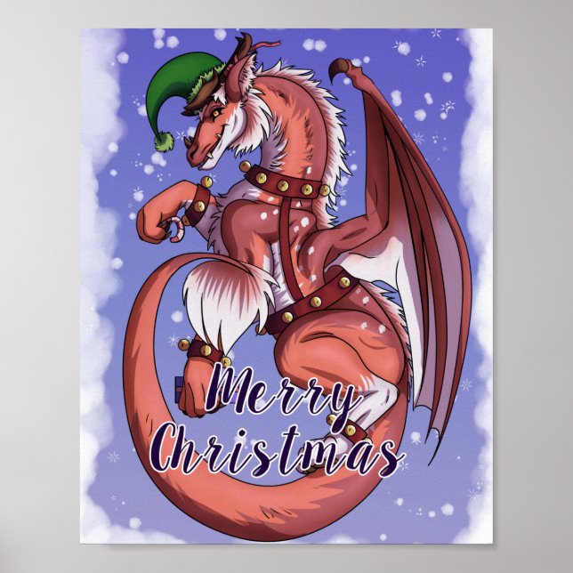 Affiche Dragon de Noël (Devant)