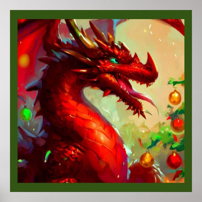 Affiche Dragon de Noël 1 (Devant)