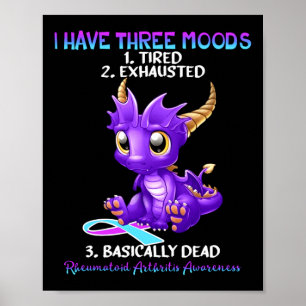 Affiche Dragon de sensibilisation à l'arthrite rhumatoïde
