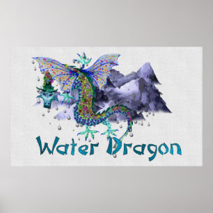 Affiche Dragon d'eau