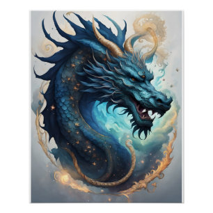 affiche dragon des nuages
