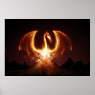 Affiche Dragon du feu