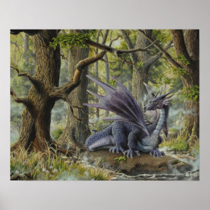 Affiche Dragon forestier - par Marc-André Huot