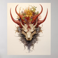 Dragon Head 6 cornes