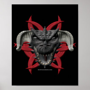 Affiche Dragon Head - Black
