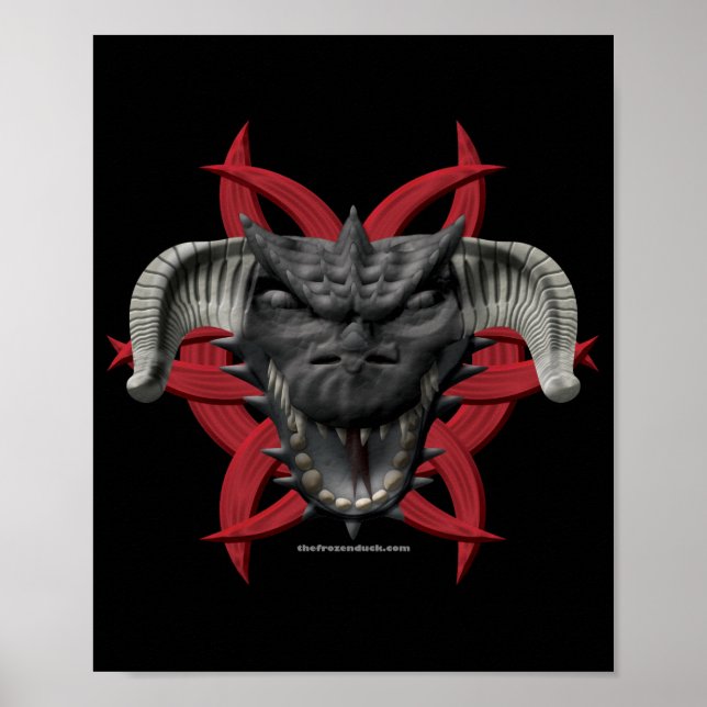 Affiche Dragon Head - Black (Devant)
