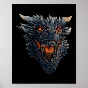 Affiche Dragon Head Sur Le Point De Faire Feu Sur Ses Enne