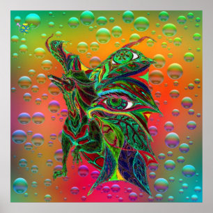 Affiche Dragon heureux