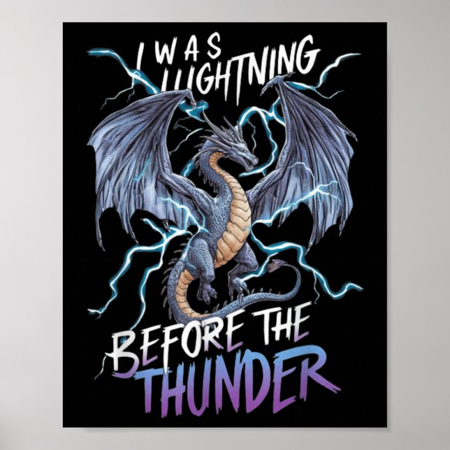 Affiche Dragon Imaginaire Art Design (Devant)