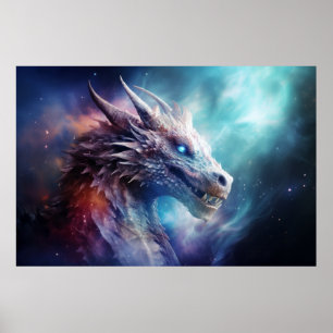Affiche Dragon Légendaire Créature Fantastique World Wall 