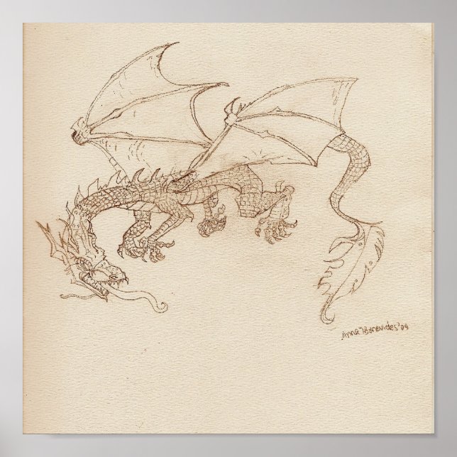 Affiche dragon n° 1 (Devant)