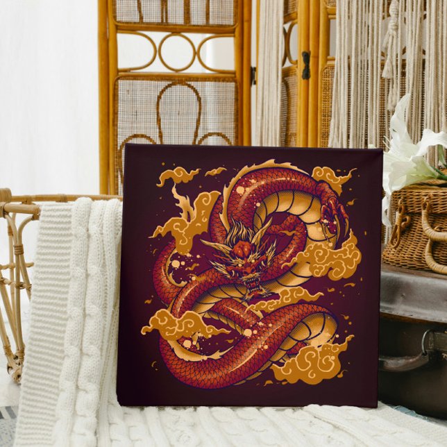 Affiche Dragon rouge de Fierce (Créateur téléchargé)