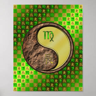 Affiche Dragon Virgo & Metal