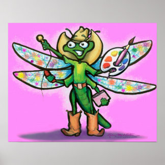 Affiche Dragonfly Arts