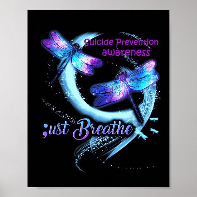 Affiche Dragonfly Suicide Prévention Sensibilisation Guerr (Devant)