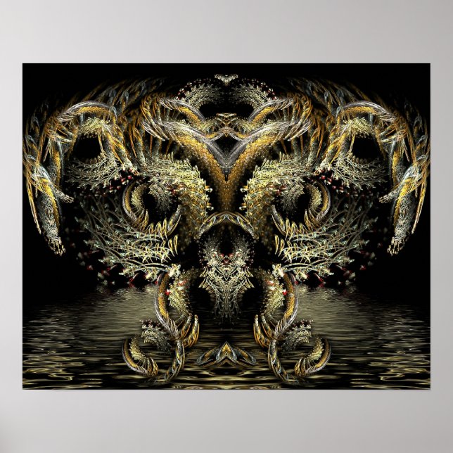 Affiche DragonOwl Fractal (Devant)
