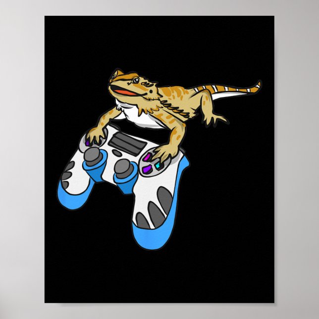 Affiche Dragons Barbus Dragons Lézard  (Devant)