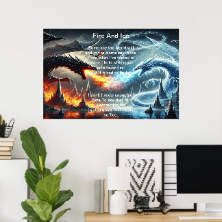 Affiche Dragons de feu et de glace