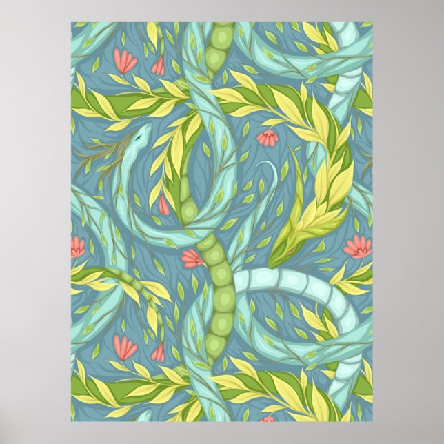 Affiche Dragons en bois (Devant)