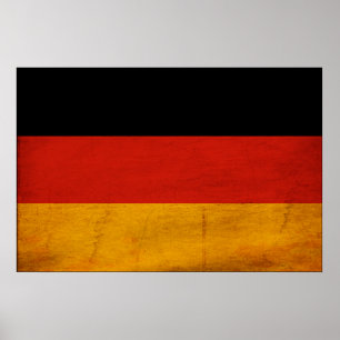 Affiche Drapeau Allemagne