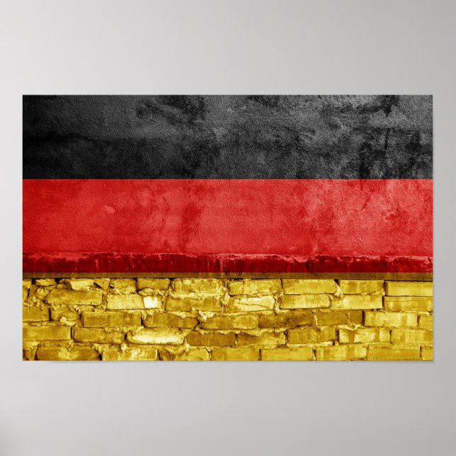 Affiche Drapeau allemand (Devant)