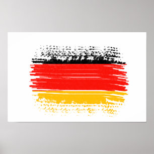 Affiche Drapeau allemand