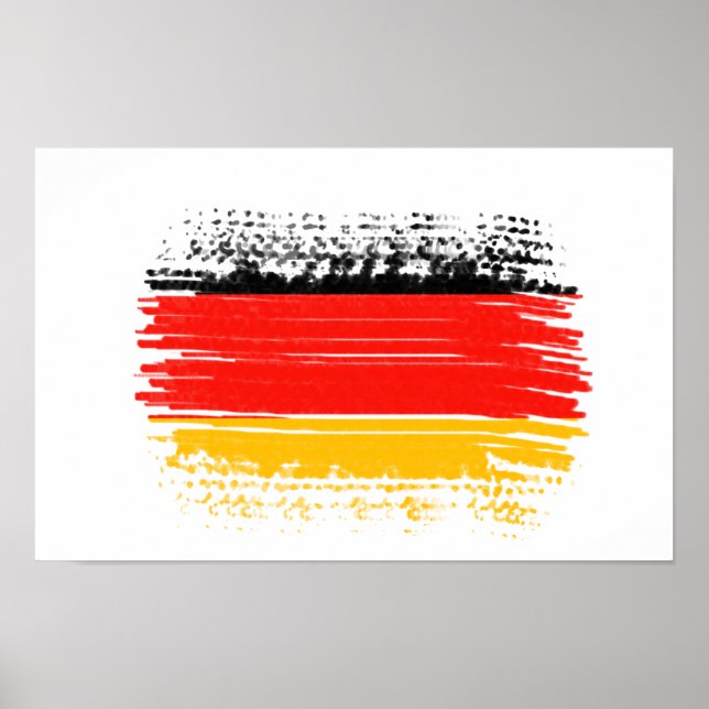 Affiche Drapeau allemand (Devant)