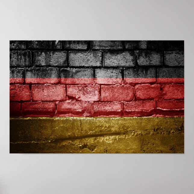 Affiche Drapeau allemand (Devant)