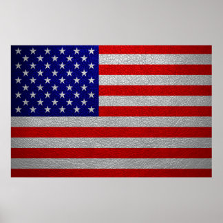 Affiche Drapeau américain