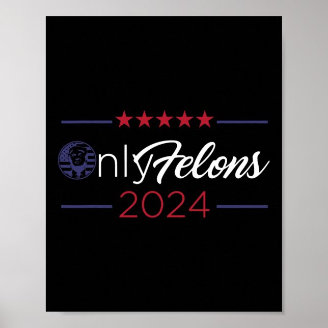 Affiche Drapeau américain 2024 Citation du président Trump (Devant)