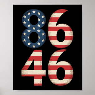 Affiche Drapeau américain 8646 anti Joe Biden