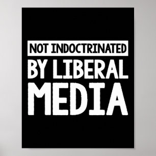 Affiche Drapeau américain anti-woke conservateur républica