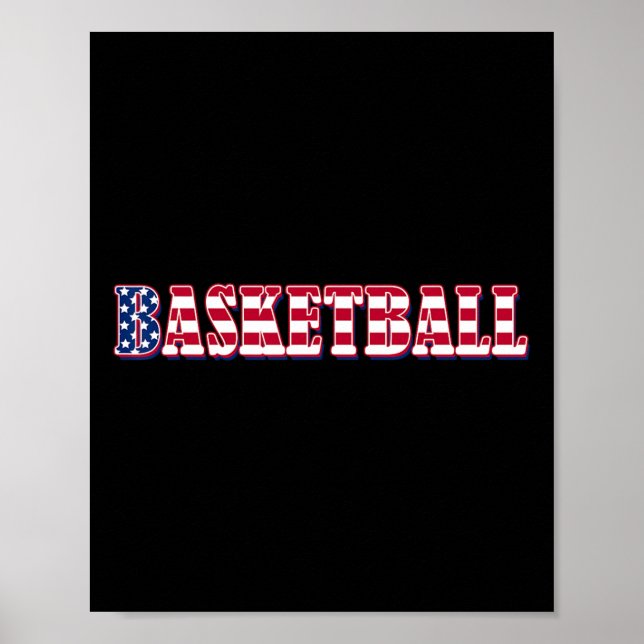 Affiche Drapeau américain Bysketbyll - Bysketbyll (Devant)