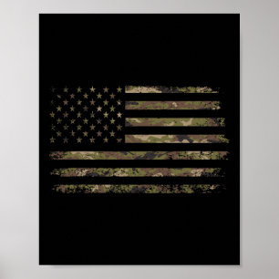 Affiche Drapeau américain camouflage Camo Usa Hommes Garço