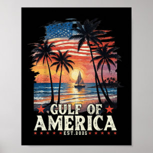 Affiche Drapeau Américain Du Golfe Des Etats-Unis Est 2025