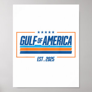Affiche Drapeau Américain G 2025 Du Golfe Des Etats-Unis E