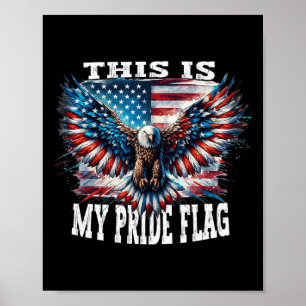 Affiche Drapeau américain pour hommes patriotiques Usa Dra