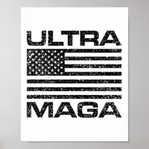 Affiche Drapeau américain Ultra Mega Ultramega Femmes Enfa