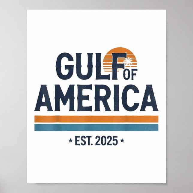 Affiche Drapeau Amérique Vintage 2025 Mexique (Devant)
